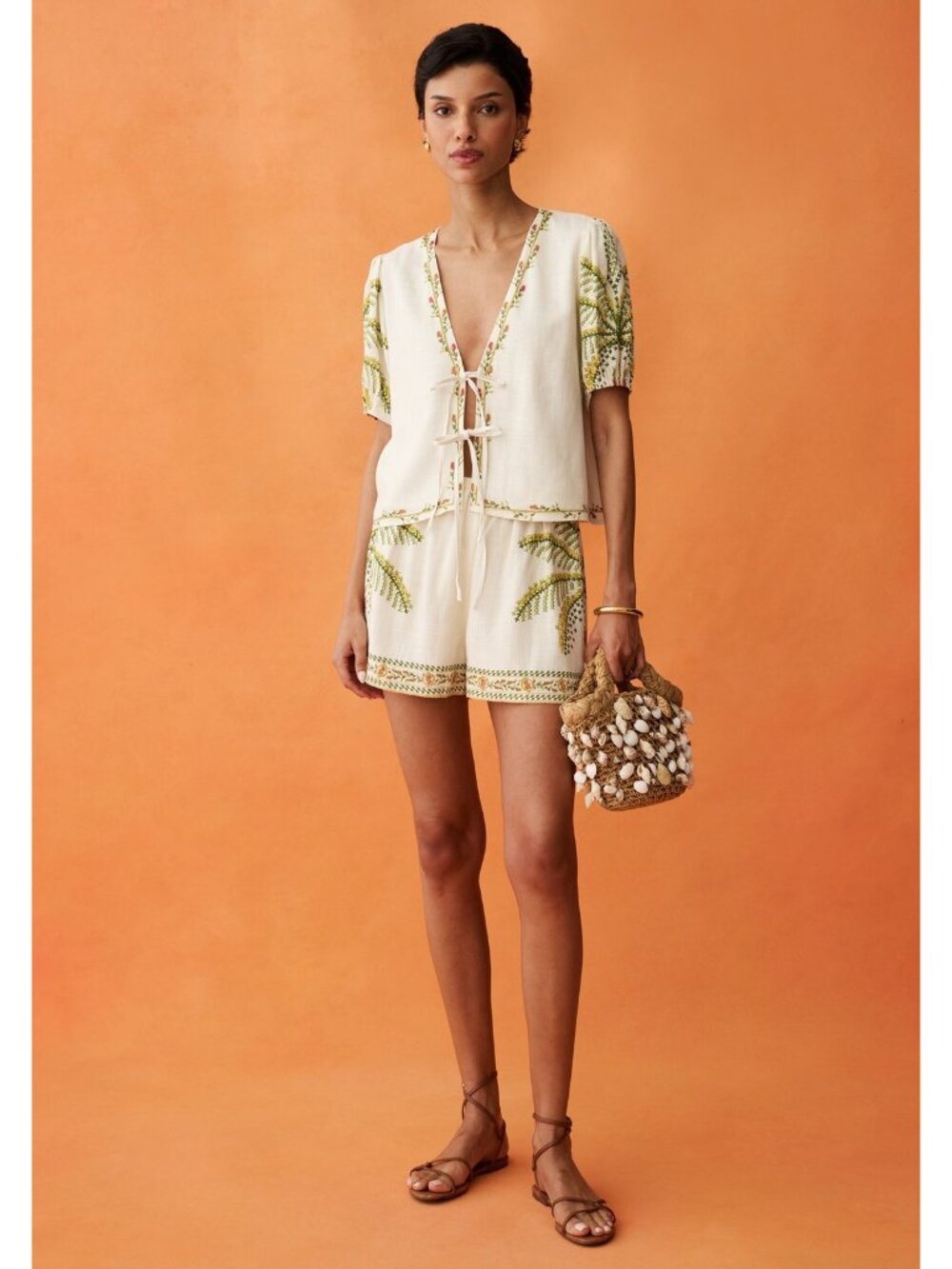 ANAYA Marcela Set in Verdant Palm Size Large NWT